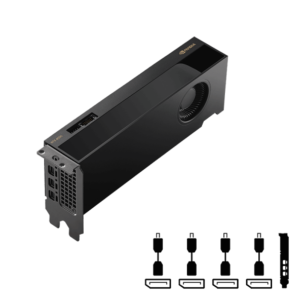 PNY VCNRTX4000ADALP-B NVIDIA RTX 4000 SFF Ada 20GB GDDR6 Black Box
