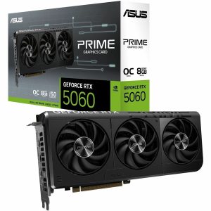 ASUS Prime GeForce RTX 5060 graphics card front view